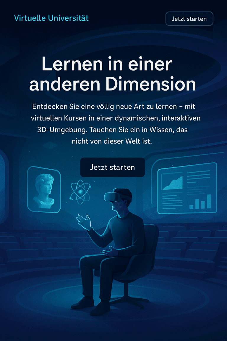 Webdesign für interaktive Inhalte