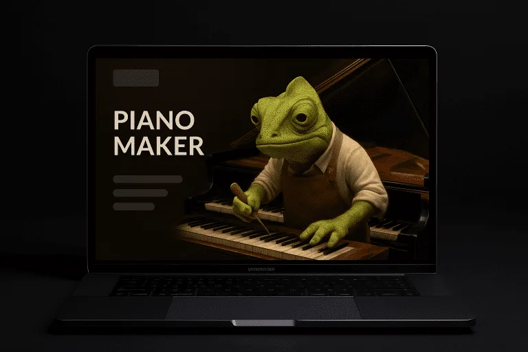 Internetpräsenz für Musik, Instrumente, Service