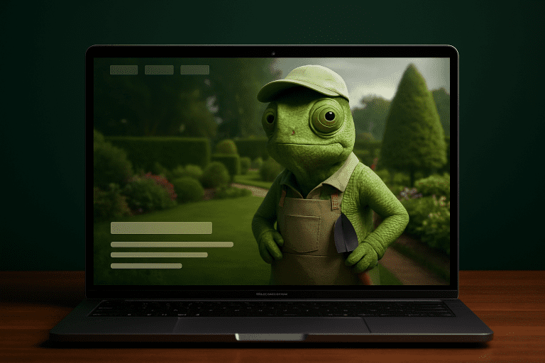 Website für Gartenbau von Nico Hua Webdesign und Grafik