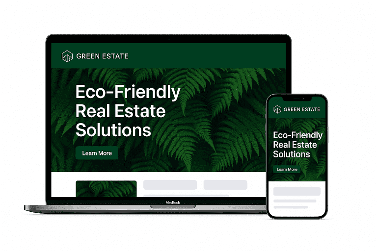 Webdesignbeispiel für Ihre neue Website