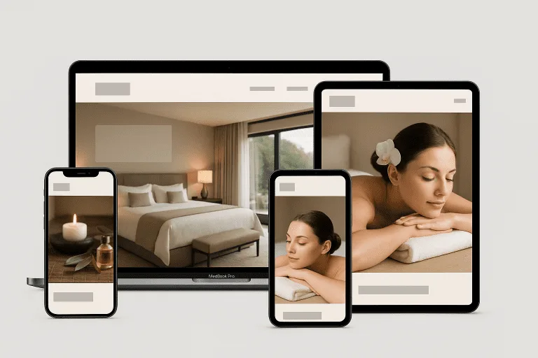 Individuelles Webdesign für Entspannung, Wellness, Massage, Spa, Hotel